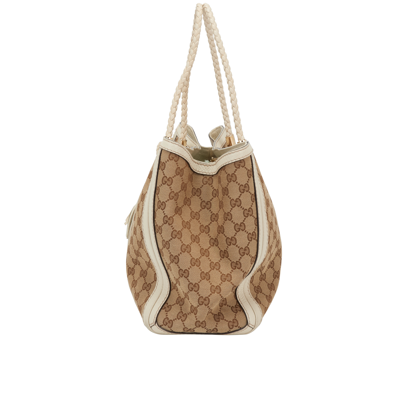 GG Bella Tote, &pound;550, Handbags, Beige, Canvas, Bottom view